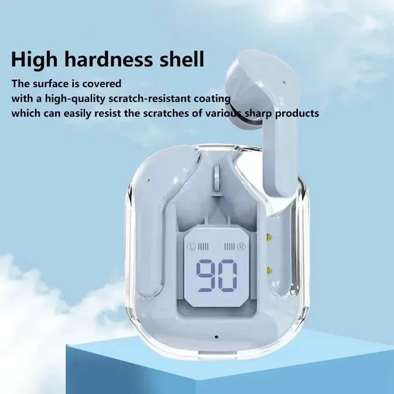 Original T2 Wireless Bluetooth Earphone Transparent HIFI Headphones by Tech-Home Store
