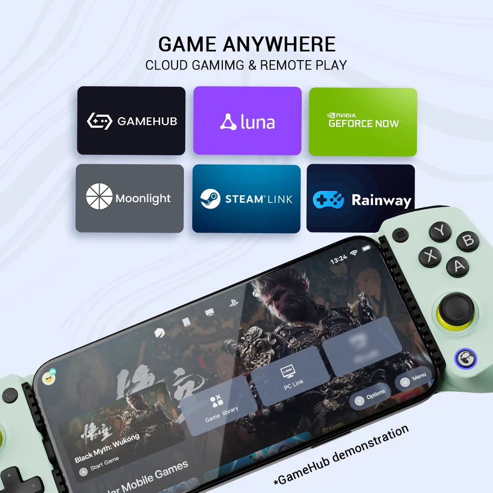 GameSir X5 Lite Mobile Phone Gamepads for iPhone 16 15 Series iPad Mini Android Tablet Controller Hall Effect Joysticks Design by Tech-Home Store