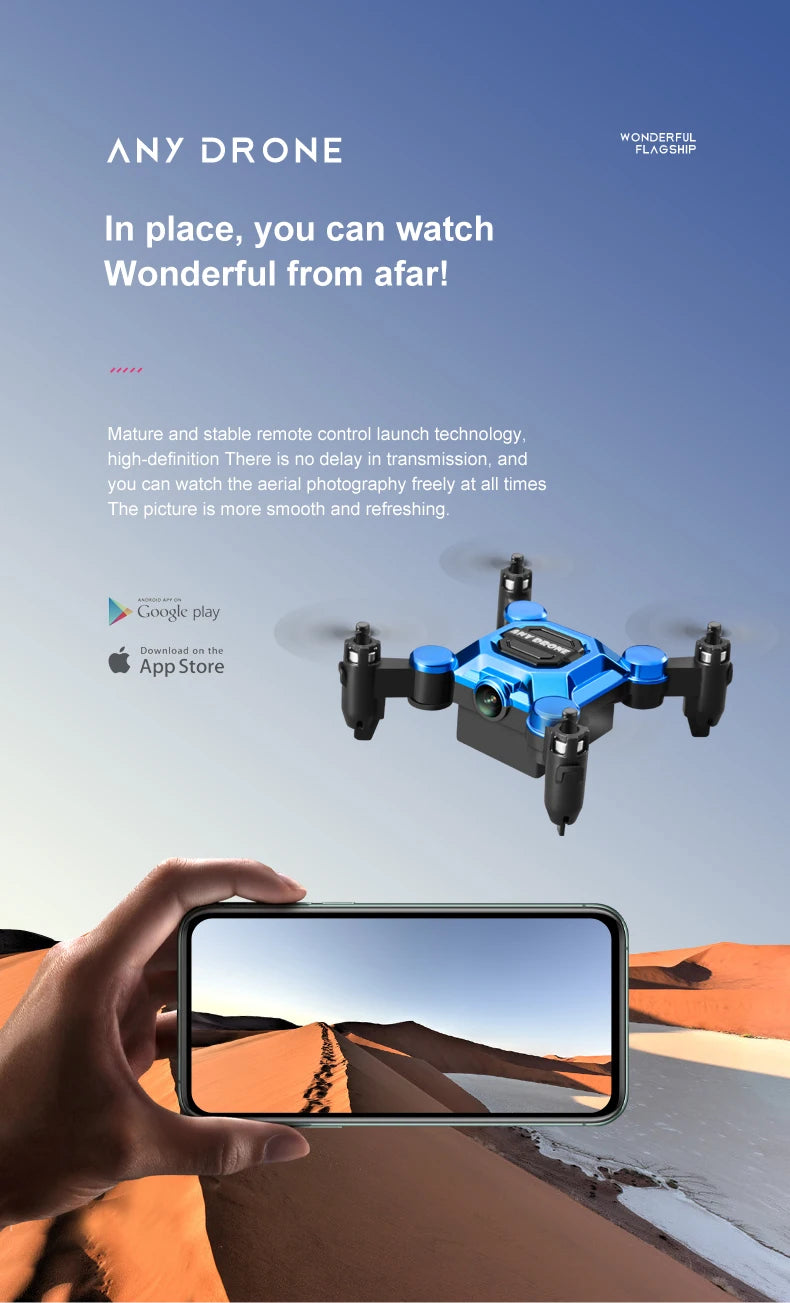 K04 Mini Folding Storage Aircraft Mini Drone 4K - Ultra Lightweight Portable Aerial Camera For Travel by Tech-Home Store