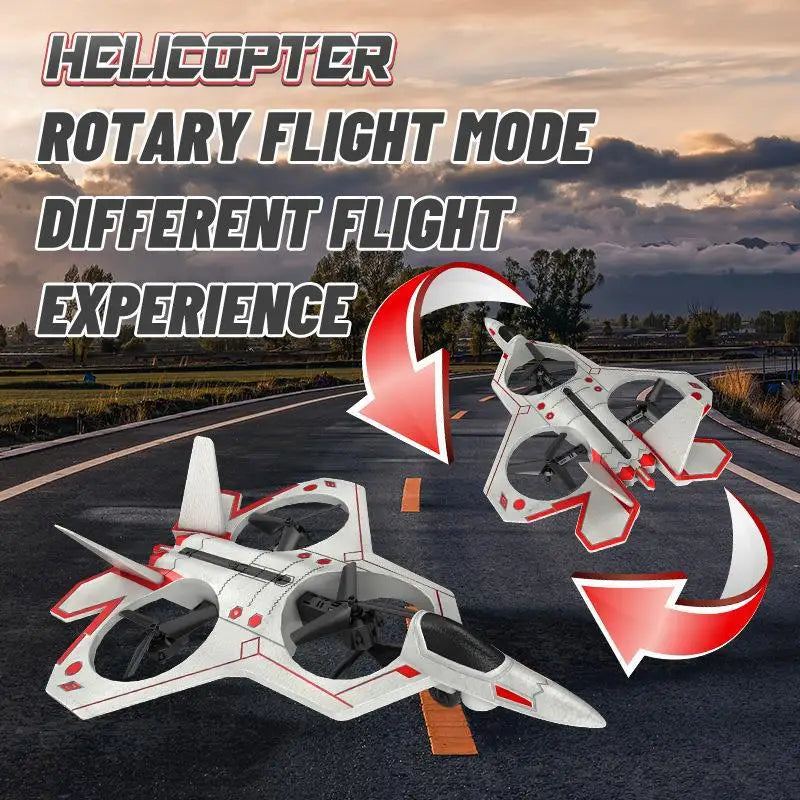 SkyTech AeroStunt Foam RC Plane - Beginner-Friendly 5-Channel Control For Easy Outdoor Flights by Tech-Home Store