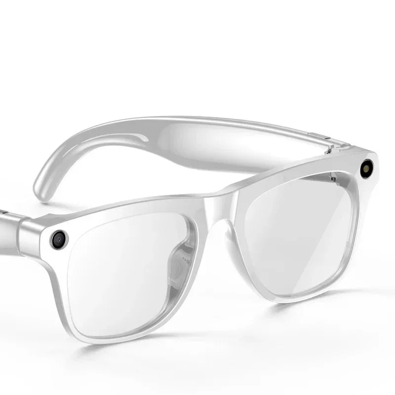 NovaTech VisionGlass 4K AI Smart Glasses - 800W Pixel Camera and Real Time Translation in 75 Languages by Tech-Home Store