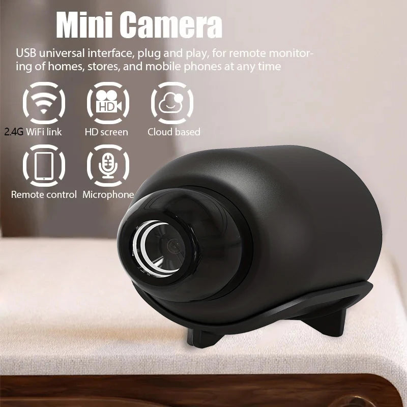 New X5 Mini Camera 1080P Clear Night Vision Lightweight Portable Premium Cams Motion Detection Wireless WiFi Surveillance Camera by Tech-Home Store