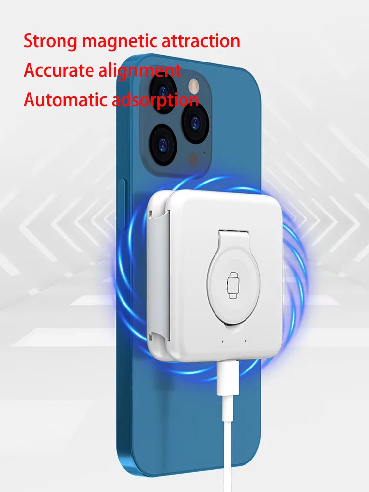 Qi2 SmartCharge 3 In 1 Wireless Charging Station Portable Foldable - Magnetic Alignment And 15W Fast Charging by Tech-Home Store