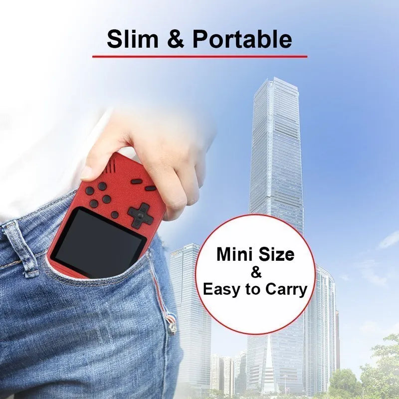 2.4Inch Retro Portable Mini Handheld Game Player 8 Bit Video Game Console Built-in 500 Games Gameboy For Kid Gift by Tech-Home Store