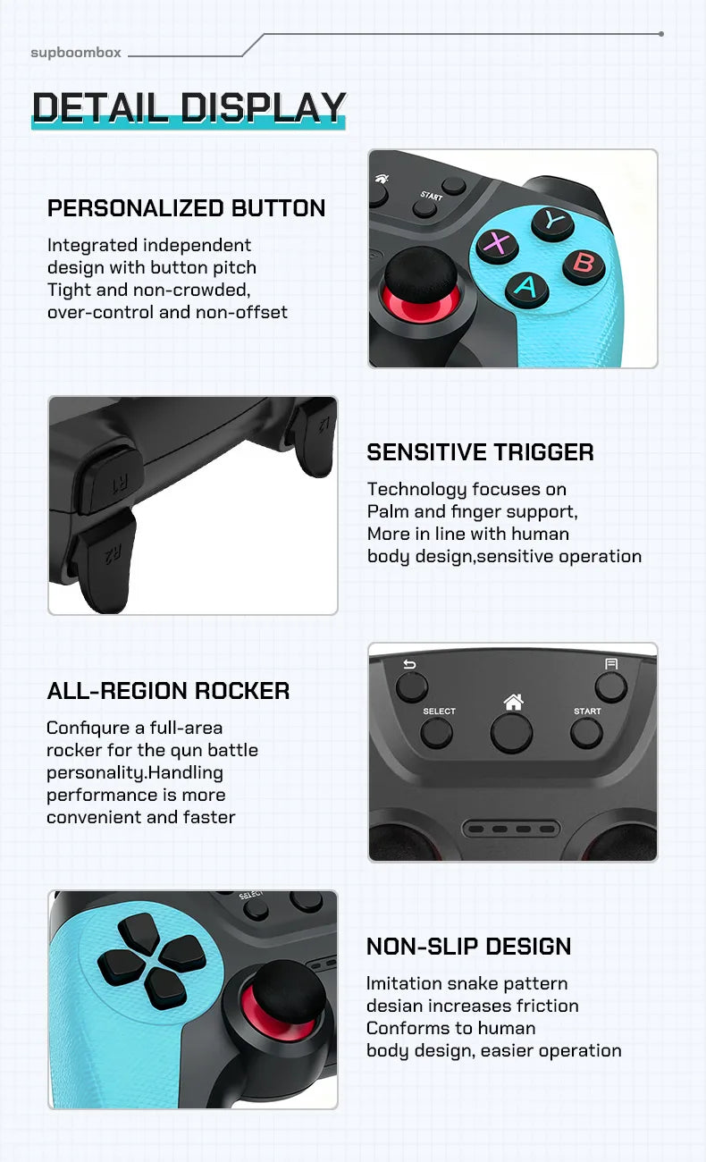 U36 Wireless Game Stick Retro Gaming Console S905 128G 50,000+ Games Support 40+ Classic Emulators For PS1/PSP 4K HDMI Kid Gifts by Tech-Home Store