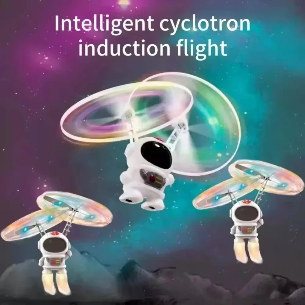 GlowHover Levitating Luminous Flying Robot Astronaut - Hand Controlled Glow Hovering Drone For Kids Ages Five And Up by Tech-Home Store