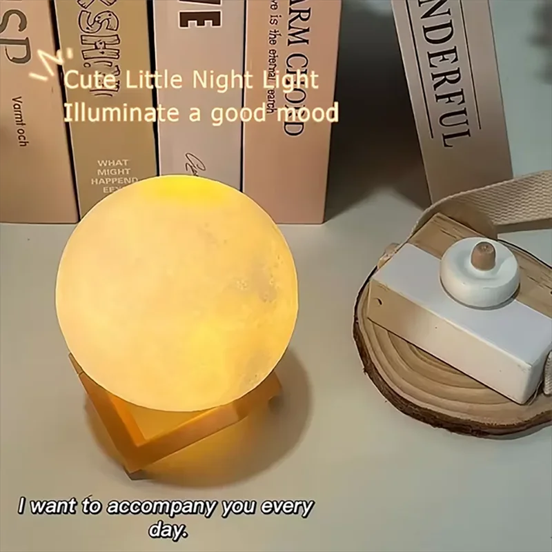 Book Light LED Moon Light Galaxy Light, Moon Night Light by Tech-Home Store