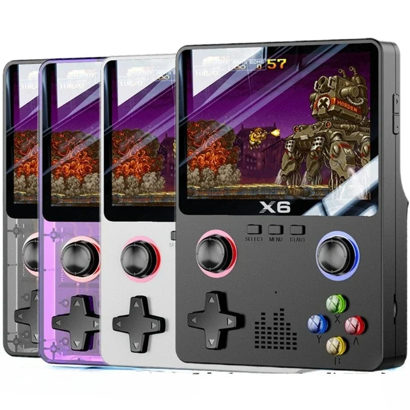 Original X6 3.5Inch IPS Screen Handheld Game Player Dual Joystick 11 Simulators GBA Video Game Console for Kids Gifts by Tech-Home Store