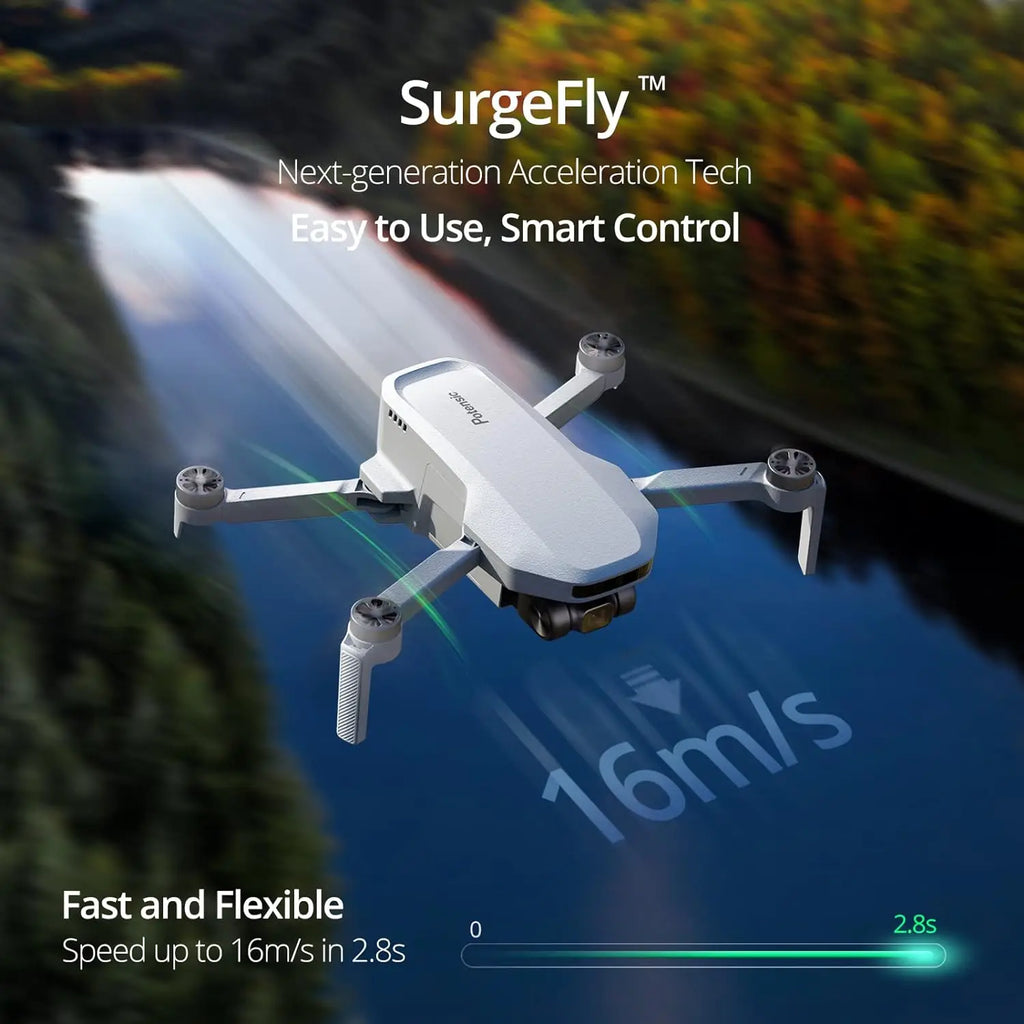 Potensic Drones Under 249g GPS Auto Return Single Axis Gimbal EIS Professional Drone Max 4-KM Waypoint Flight Follow Me-ATOM SE by Tech-Home Store