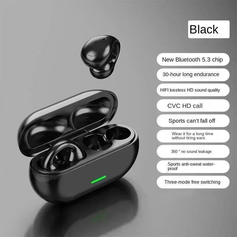 New Original T75 Bone Conduction Wireless Bluetooth 5.3 Headphones - Waterproof by Tech-Home Store