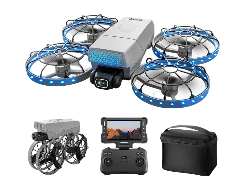 Mini 4 Pro Drone - Foldable Brushless Servo Gimbal Dual Camera For Stable 4K Aerial Photography by Tech-Home Store