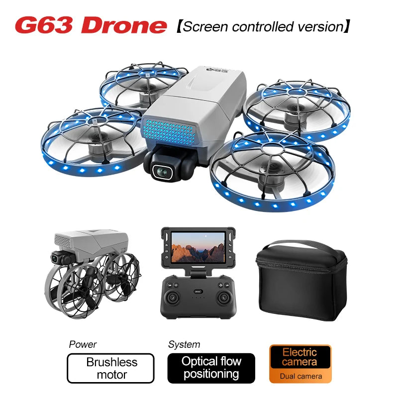 Mini 4 Pro Drone - Foldable Brushless Servo Gimbal Dual Camera For Stable 4K Aerial Photography by Tech-Home Store