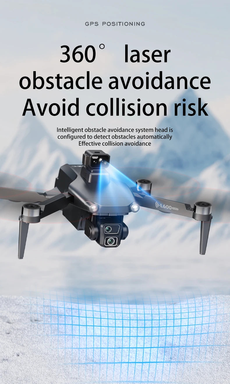 L600-1 MAX GPS Drone - Cinema-Grade 8K Recording With 360-Degree Laser Obstacle Avoidance And Long-Range Control by Tech-Home Store