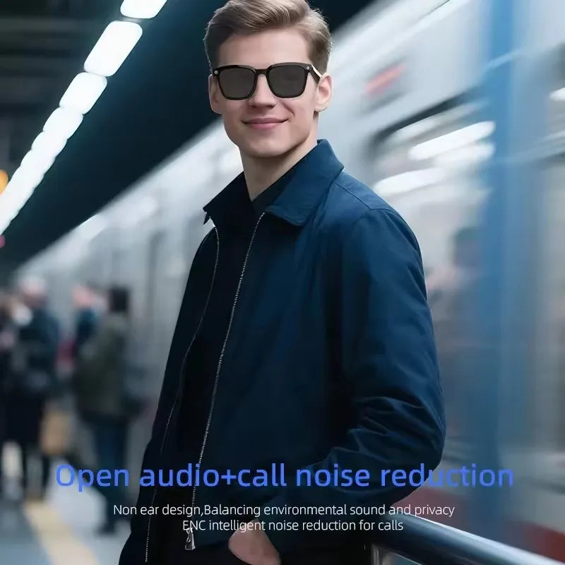 AI Vision Smart Sun Glasses - Translation Ready With 8MP Camera 4K Video Bluetooth Calls by Tech-Home Store
