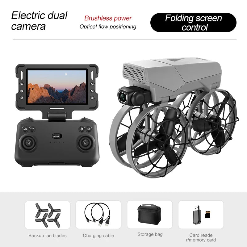 Mini 4 Pro Drone - Foldable Brushless Servo Gimbal Dual Camera For Stable 4K Aerial Photography by Tech-Home Store
