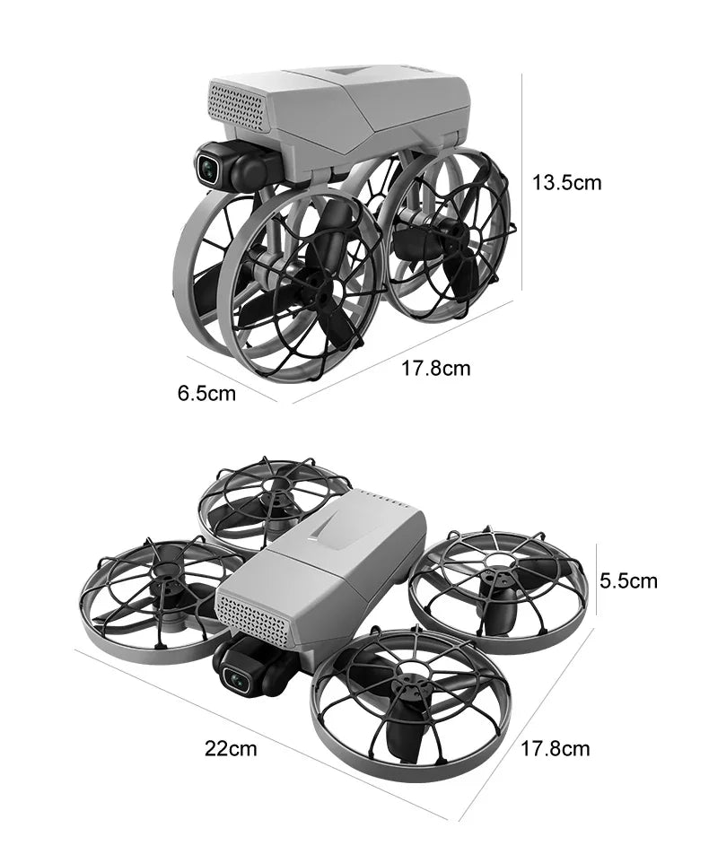 Mini 4 Pro Drone - Foldable Brushless Servo Gimbal Dual Camera For Stable 4K Aerial Photography by Tech-Home Store