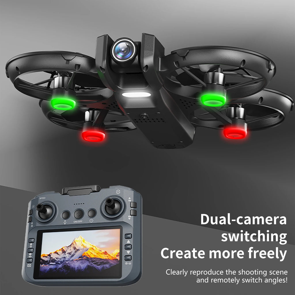 SkyNova Camera Pro Drone - Ultra Lightweight 129g 4K Dual Camera With 360 Degree Gimbal by Tech-Home Store