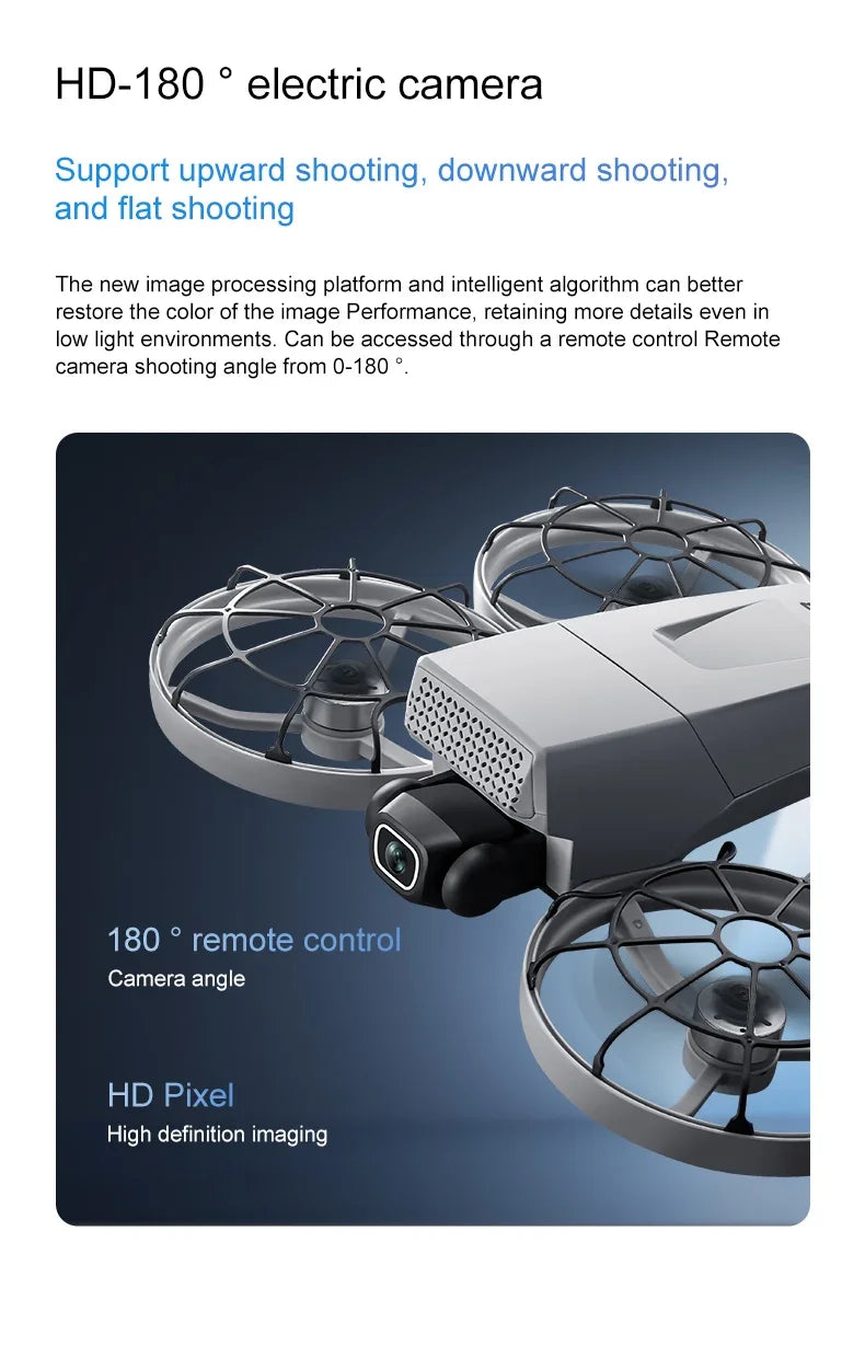 Mini 4 Pro Drone - Foldable Brushless Servo Gimbal Dual Camera For Stable 4K Aerial Photography by Tech-Home Store