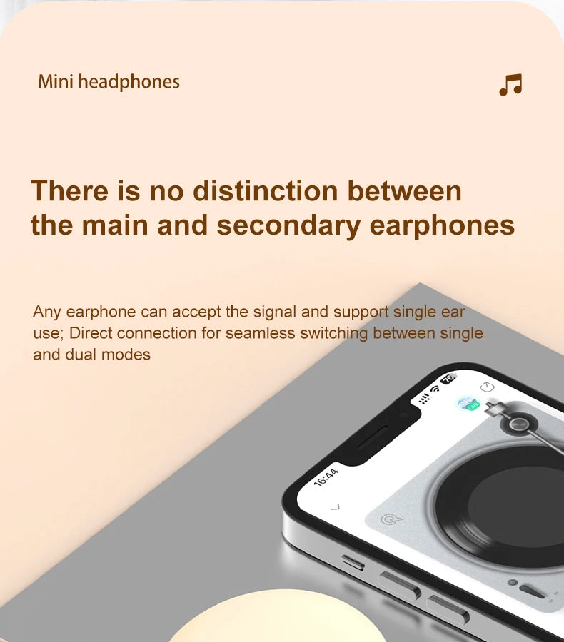Wireless Bluetooth sleeping Headphones Noise canceling earbuds Hidden Headset Mini Invisible Earphones With Mic Sport Waterproof by Tech-Home Store