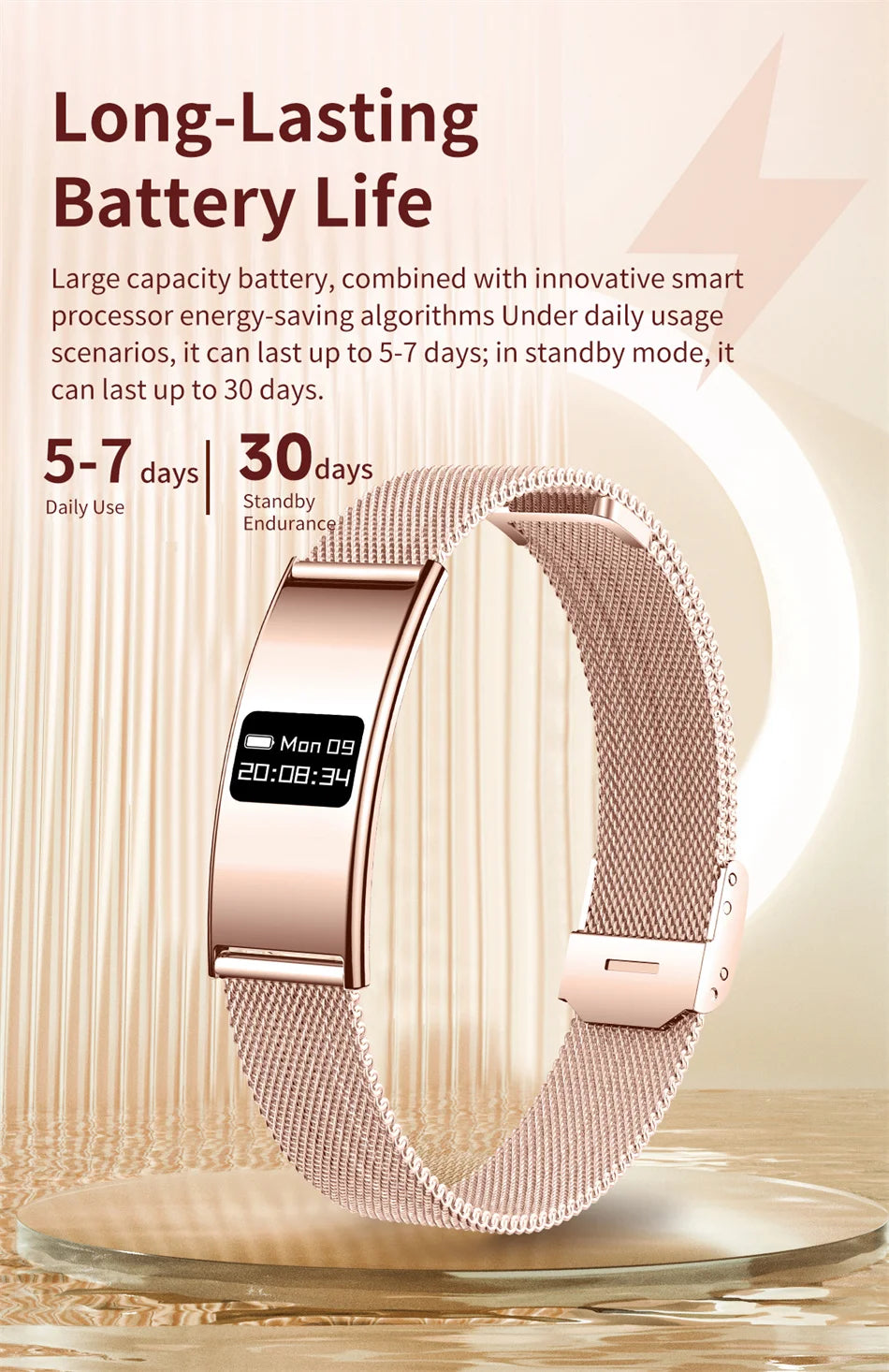 Men Women Smart Bracelet Heart Rate Sleep Monitor Health Smart Band Waterproof Sports Fitness Tracker Smartwatch For Android iOS by Tech-Home Store