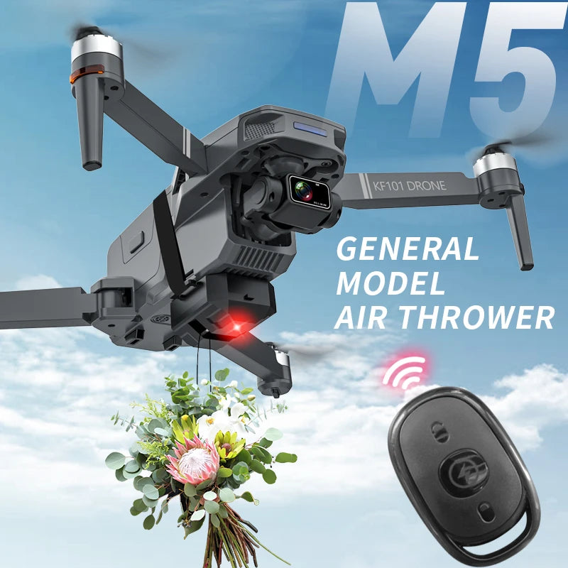 Universal Drone Airdrop Thrower System - Precise Payload Drops Up To 120 Meters With 2.4 GHz Remote by Tech-Home Store