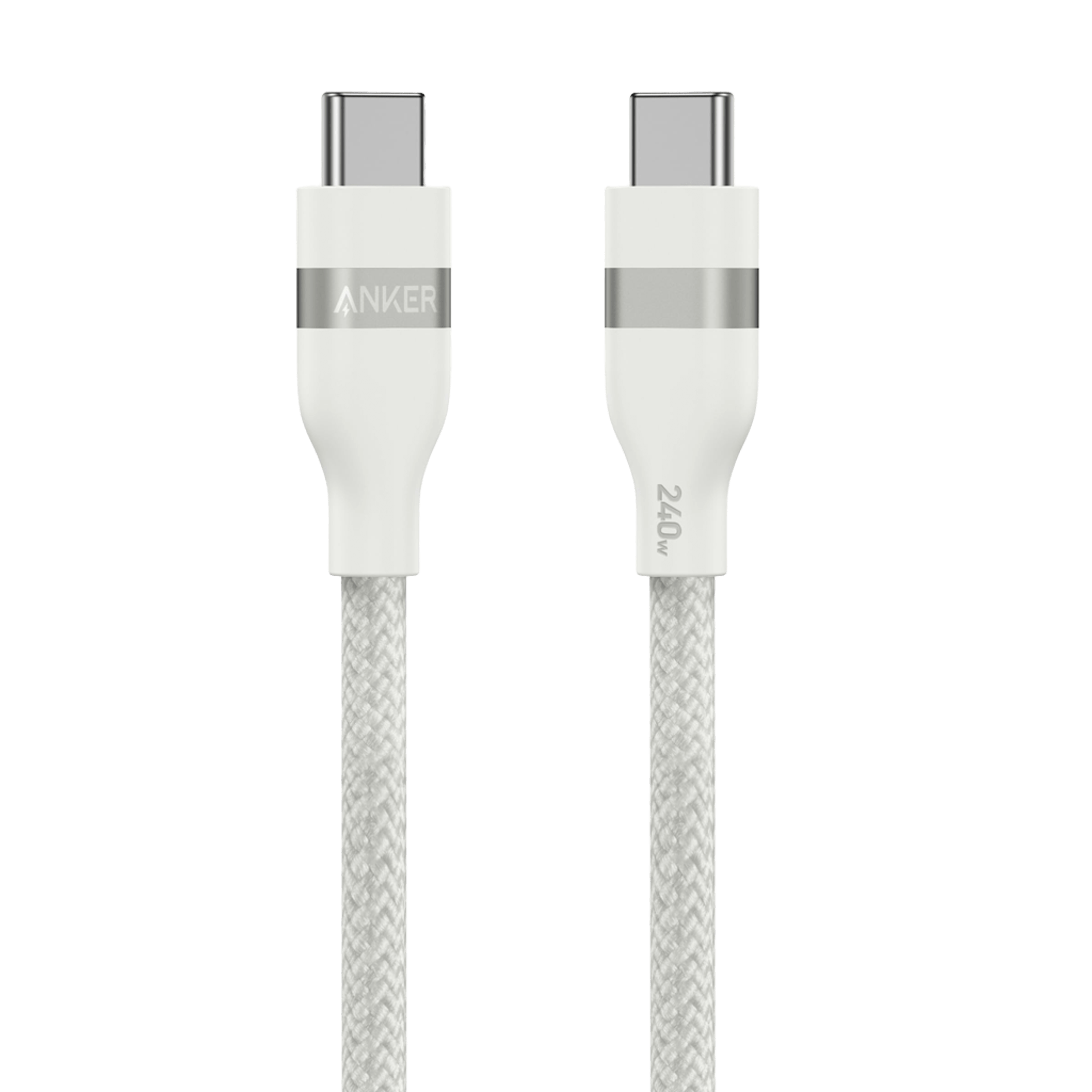 Anker USB-C to USB-C Cable 3 Ft and 6 Ft 240W Upcycled Braided - High Power USB-C Cable for Fast Charging by Anker