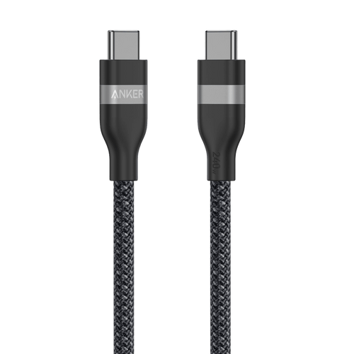 Anker USB-C to USB-C Cable 3 Ft and 6 Ft 240W Upcycled Braided - High Power USB-C Cable for Fast Charging by Anker