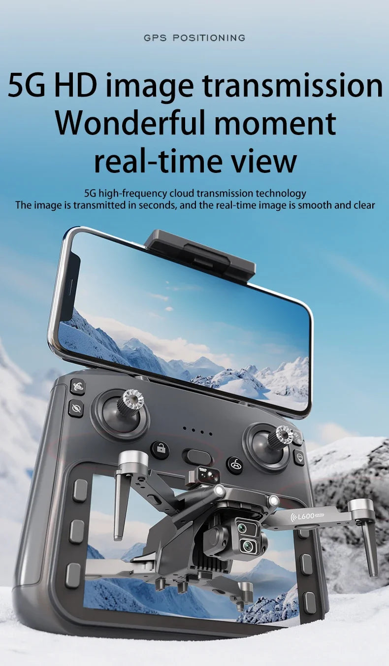 L600-1 MAX GPS Drone - Cinema-Grade 8K Recording With 360-Degree Laser Obstacle Avoidance And Long-Range Control by Tech-Home Store