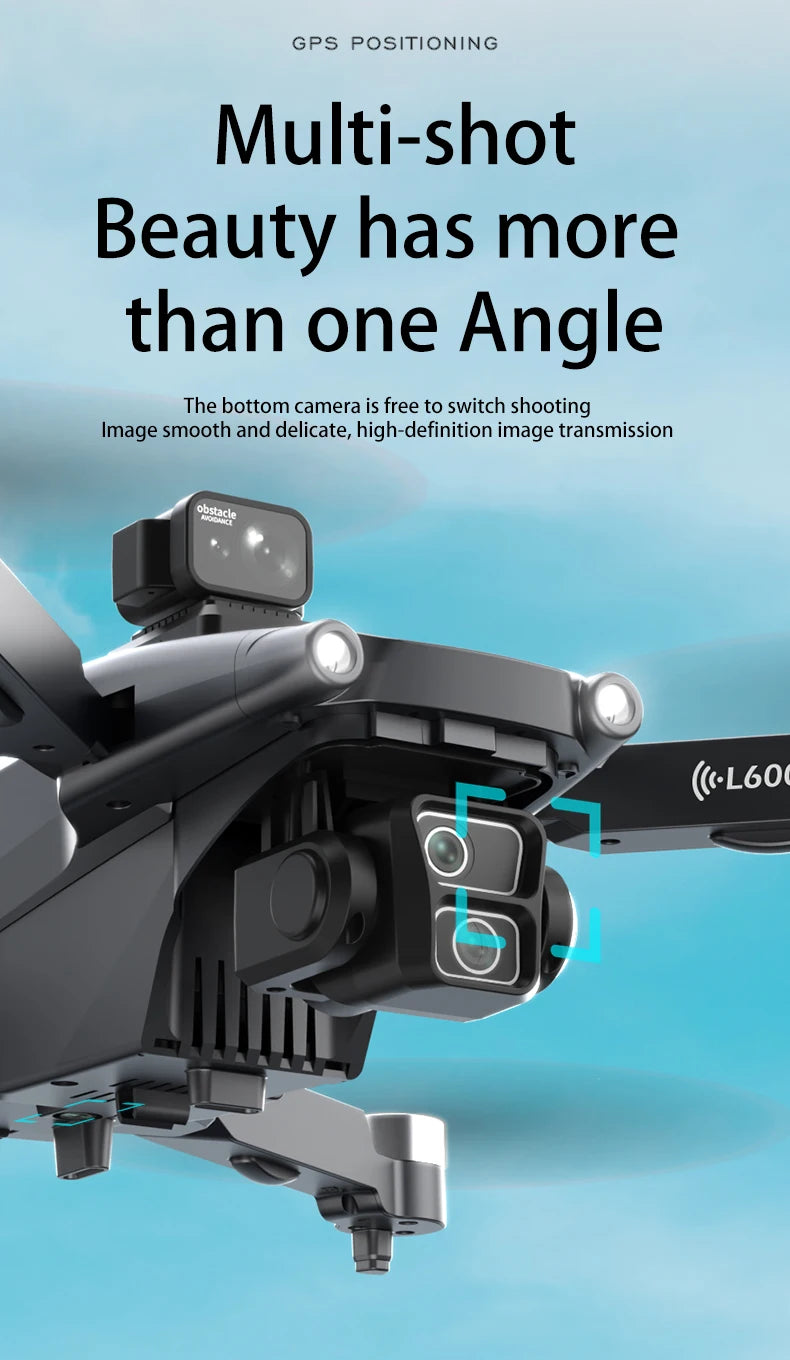 L600-1 MAX GPS Drone - Cinema-Grade 8K Recording With 360-Degree Laser Obstacle Avoidance And Long-Range Control by Tech-Home Store
