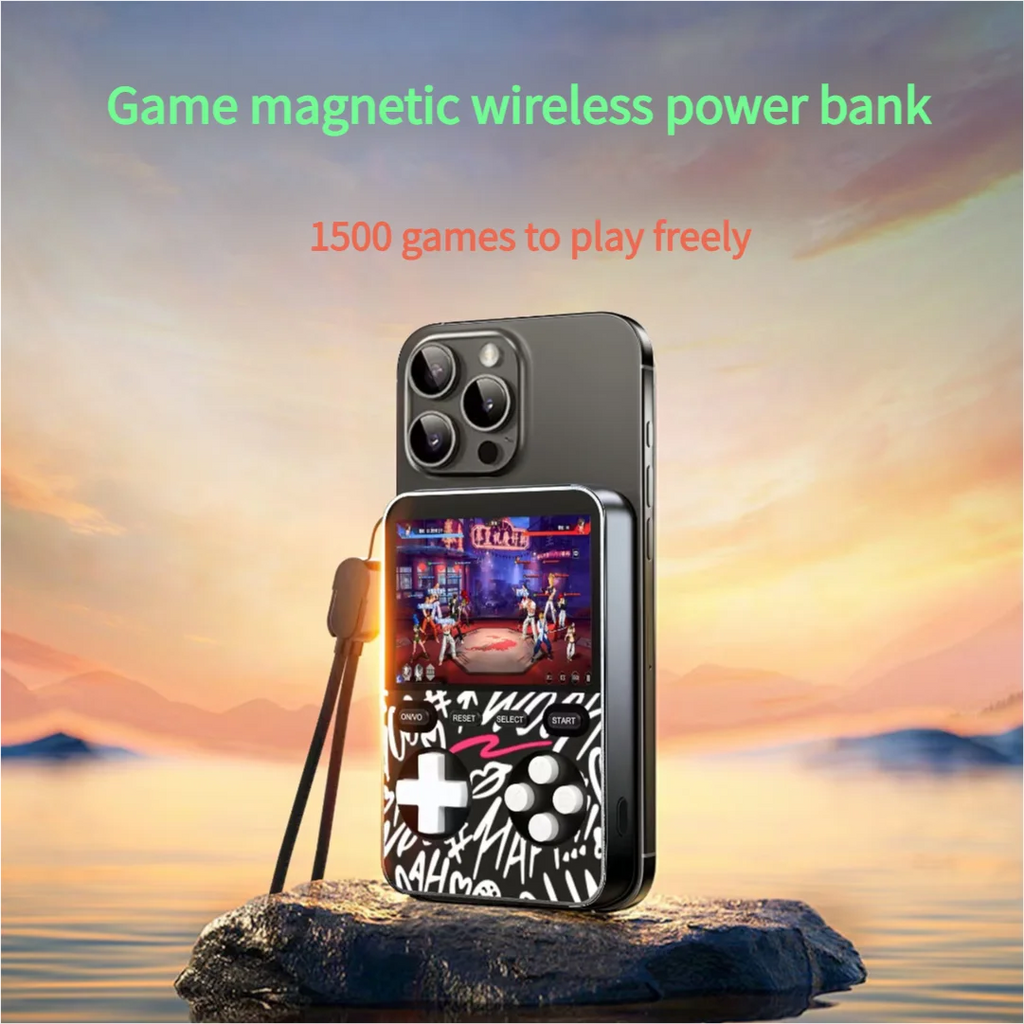 Mini Game Console Thin Magnetic Wireless Power Bank 5000mAh Portable Fast Charging External Battery For iPhone 16 Samsung by Tech-Home Store