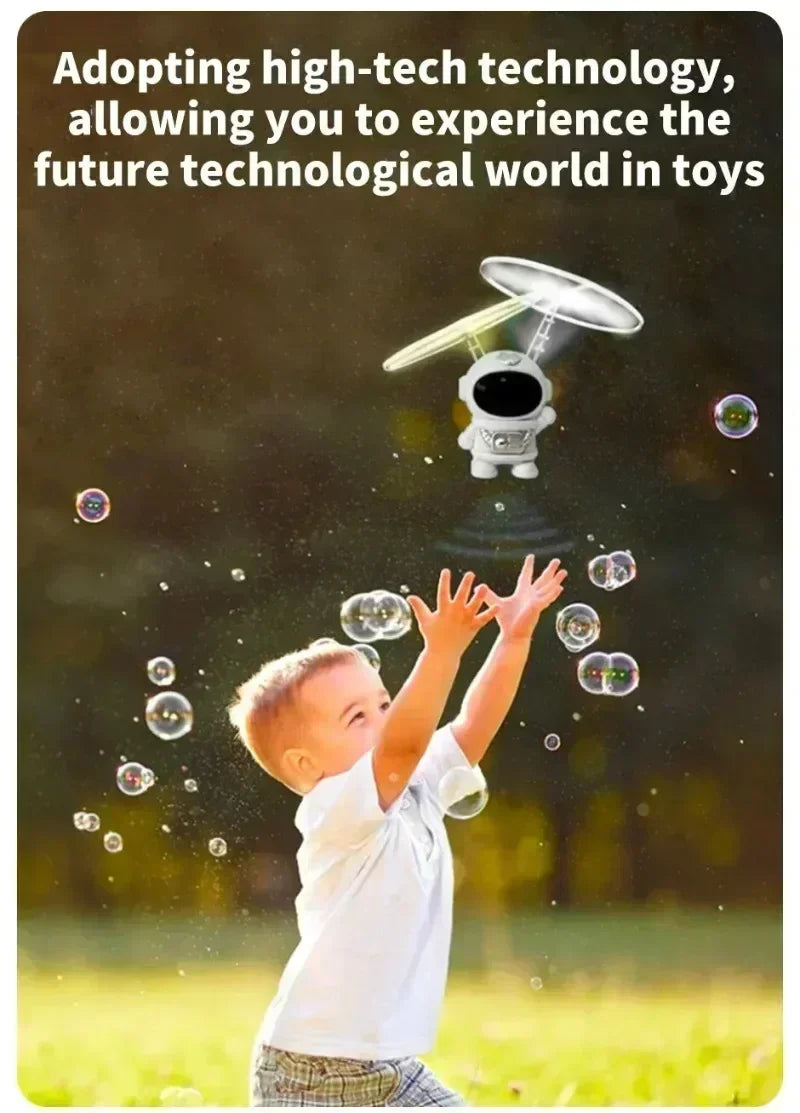 GlowHover Levitating Luminous Flying Robot Astronaut - Hand Controlled Glow Hovering Drone For Kids Ages Five And Up by Tech-Home Store