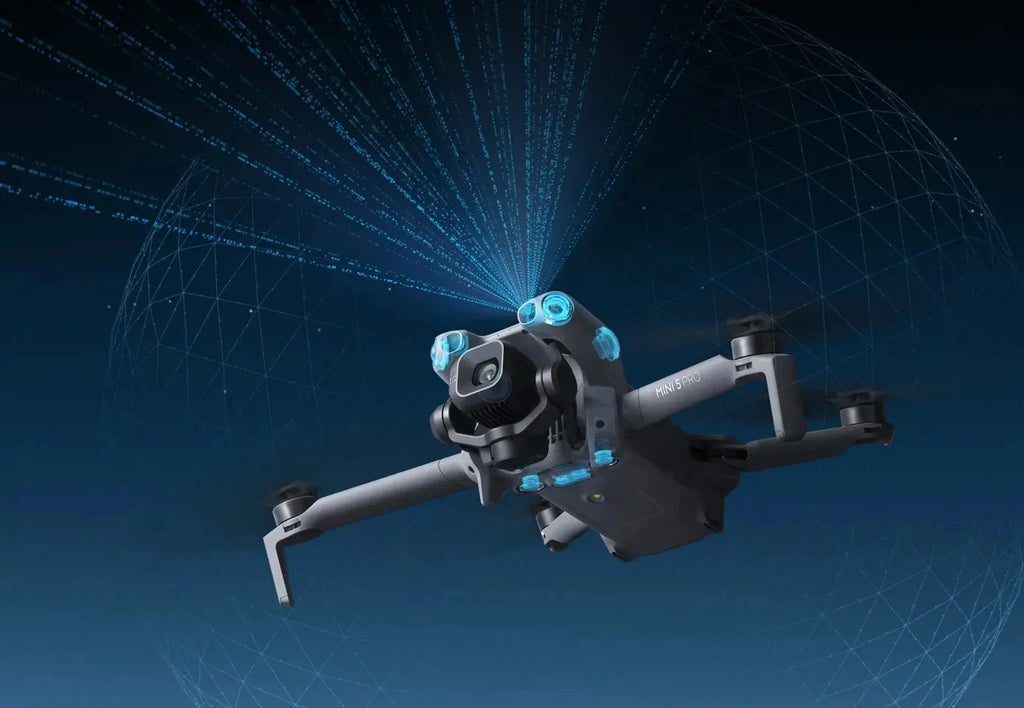 DJI Mini 5 Pro 1-Inch Large CMOS Camera Nightscape Omnidirectional Obstacle Sensing Lightweight and Portable by Tech-Home Store