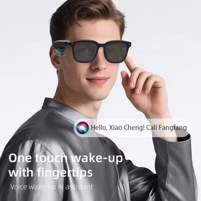 AI Vision Smart Sun Glasses - Translation Ready With 8MP Camera 4K Video Bluetooth Calls by Tech-Home Store
