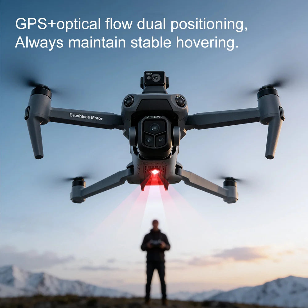 V918 Max Drone Laser Obstacle Avoidance 8K GPS Professional Camera FPV 3000M RC Quadcopter with LCD Screen Remote Control Gifts by Tech-Home Store