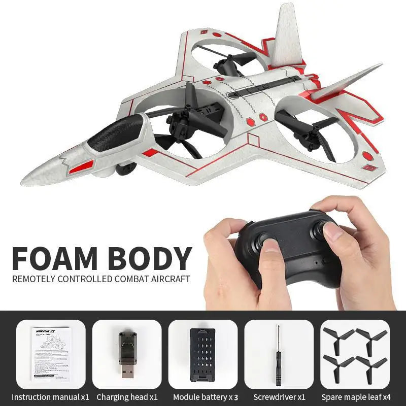 SkyTech AeroStunt Foam RC Plane - Beginner-Friendly 5-Channel Control For Easy Outdoor Flights by Tech-Home Store