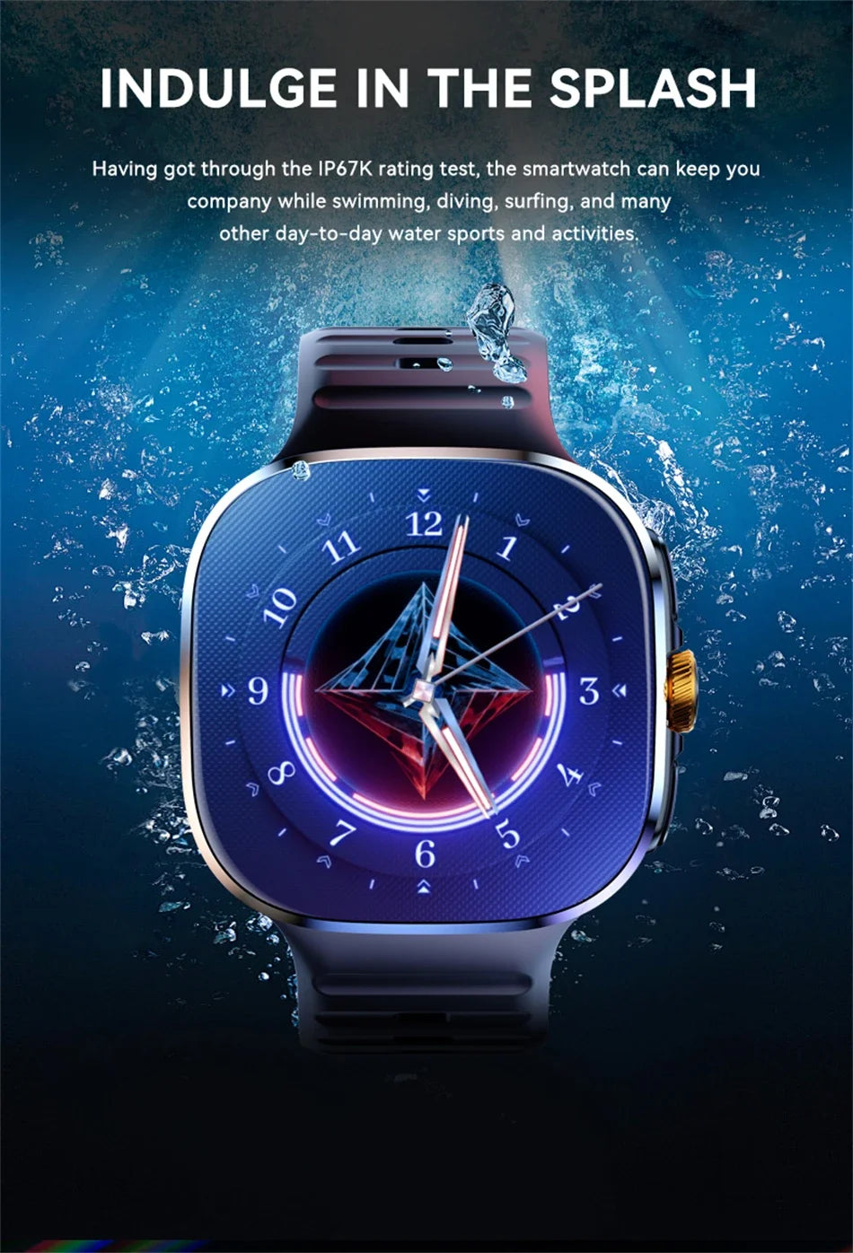 5G/4G Full Network Smart Watch 720*720 AMOLED Screen Video Call 16GB+256GB RAM 2100 MAH Battery Google Play WIFI GPS Smartwatch by Tech-Home Store
