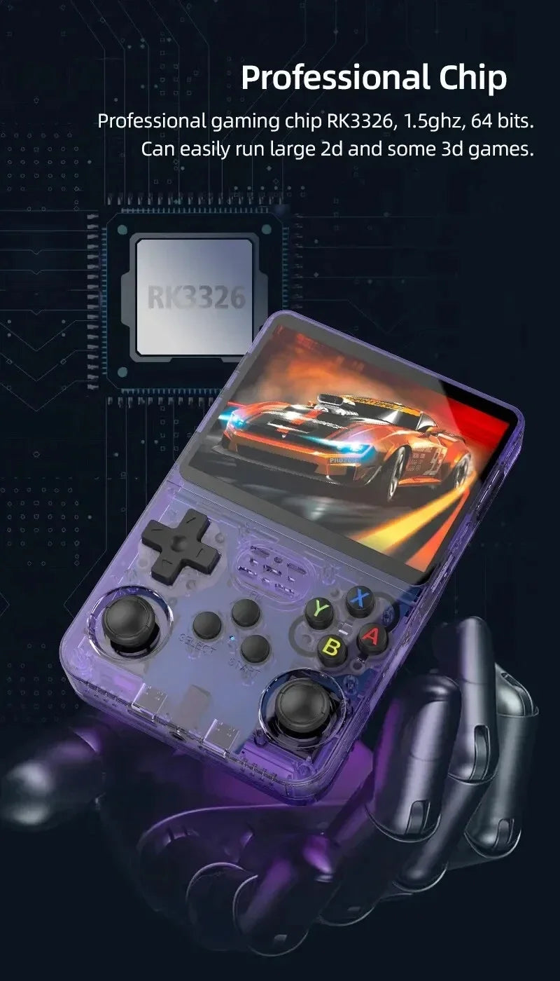 ARKOS R36S Retro Handheld Game Console Linux System 3.5-inch IPS Screen Video Player 64GB/128GB Portable Handheld Game Console by Tech-Home Store