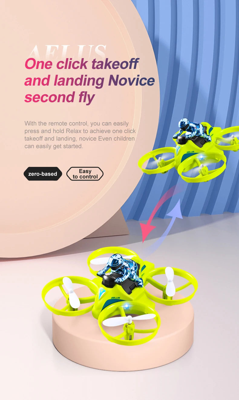 4DRC Mini RC Drone Altitude Hold Headless Mode 3 in 1 Sea Land Air Flight 2.4G Remote Control Quadcopter Boat RC Helicopter Toys by Tech-Home Store
