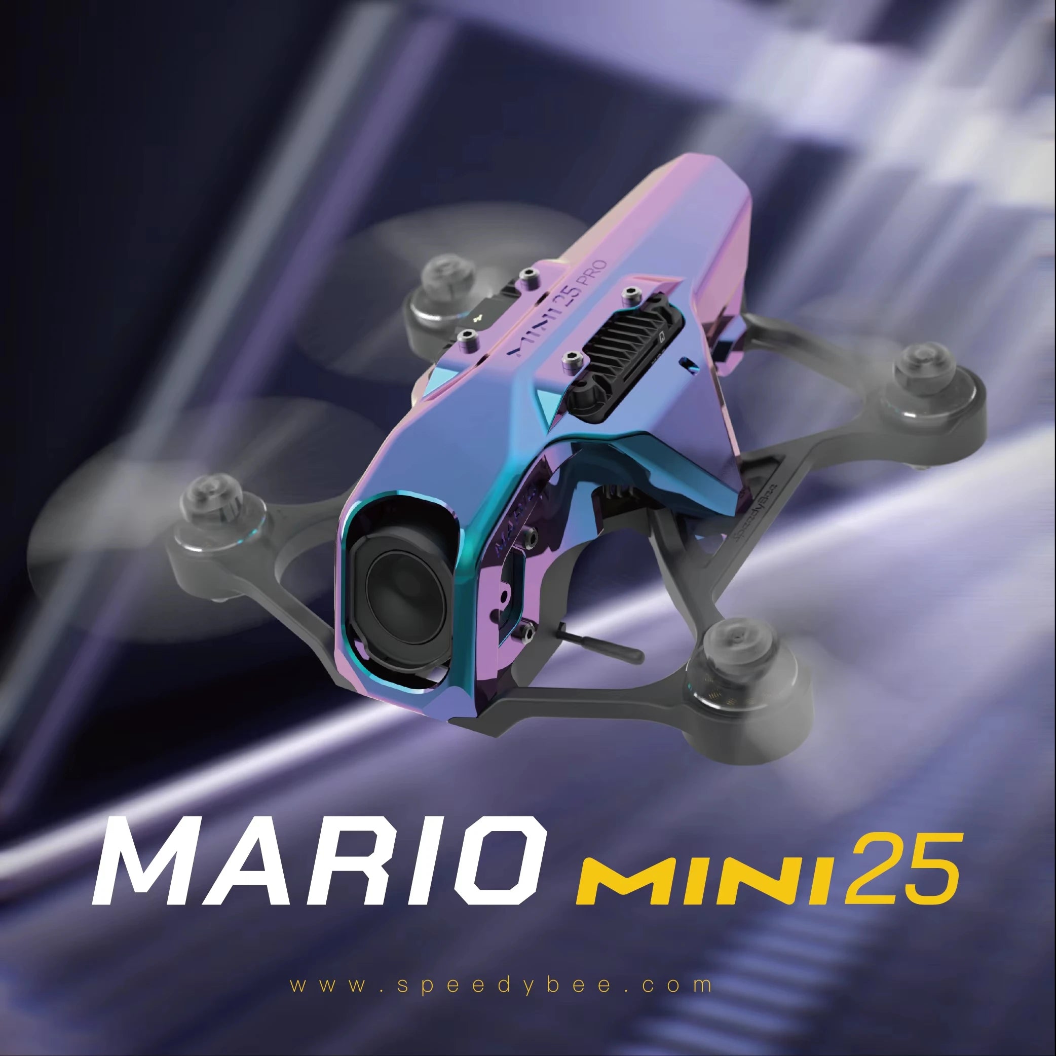SpeedyBee Mario Mini25 - App Controlled FPV Drone With 1080P Video And Wind Ready Performance by Tech-Home Store
