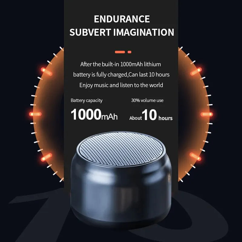 Wireless Speaker Bluetooth Portable Outdoor Sports Audio Stereo Support Mobile Phone Subwoofer MINI Portable Speaker by Tech-Home Store