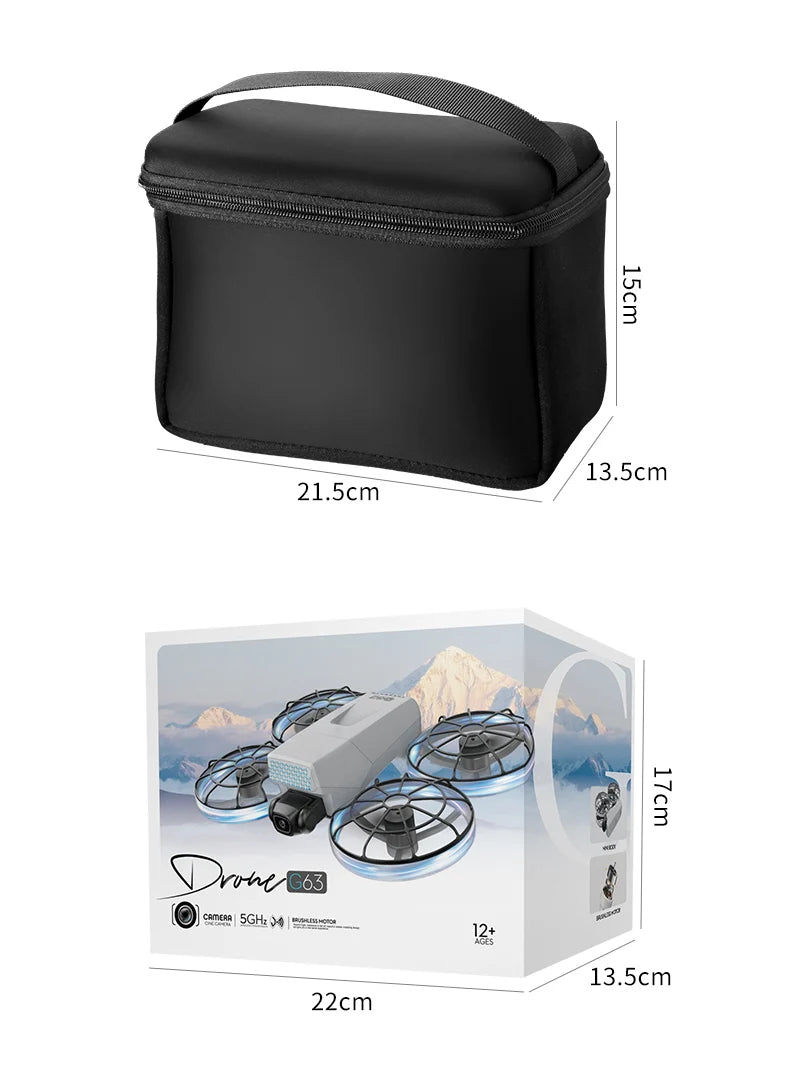 Mini 4 Pro Drone - Foldable Brushless Servo Gimbal Dual Camera For Stable 4K Aerial Photography by Tech-Home Store