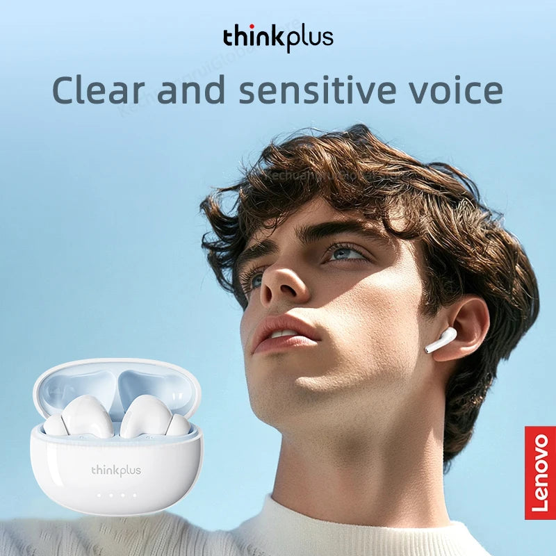 Lenovo LP5 PRO Wireless Bluetooth 5.4 Earphones TWS HiFi Sound Gaming Earbuds LP5Pro Sport headset Long Standby with Mic 2025 by Tech-Home Store
