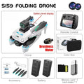 S159 GPS Drone 8K HD Dual Camera Professional 360° Obstacle Avoidance Brushless Foldable Quadcopter with Screen 5G WiFi Dron Toy by Tech-Home Store