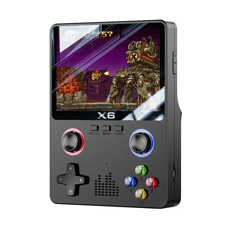 Original X6 3.5Inch IPS Screen Handheld Game Player Dual Joystick 11 Simulators GBA Video Game Console for Kids Gifts by Tech-Home Store