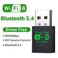 900Mbps USB WiFi Bluetooth 5.4 Adapter 2in1 Dongle Dual Band 2.4G 5GHz USB WiFi 6 Network Wireless Wlan Receiver DRIVER FREE by Tech-Home Store