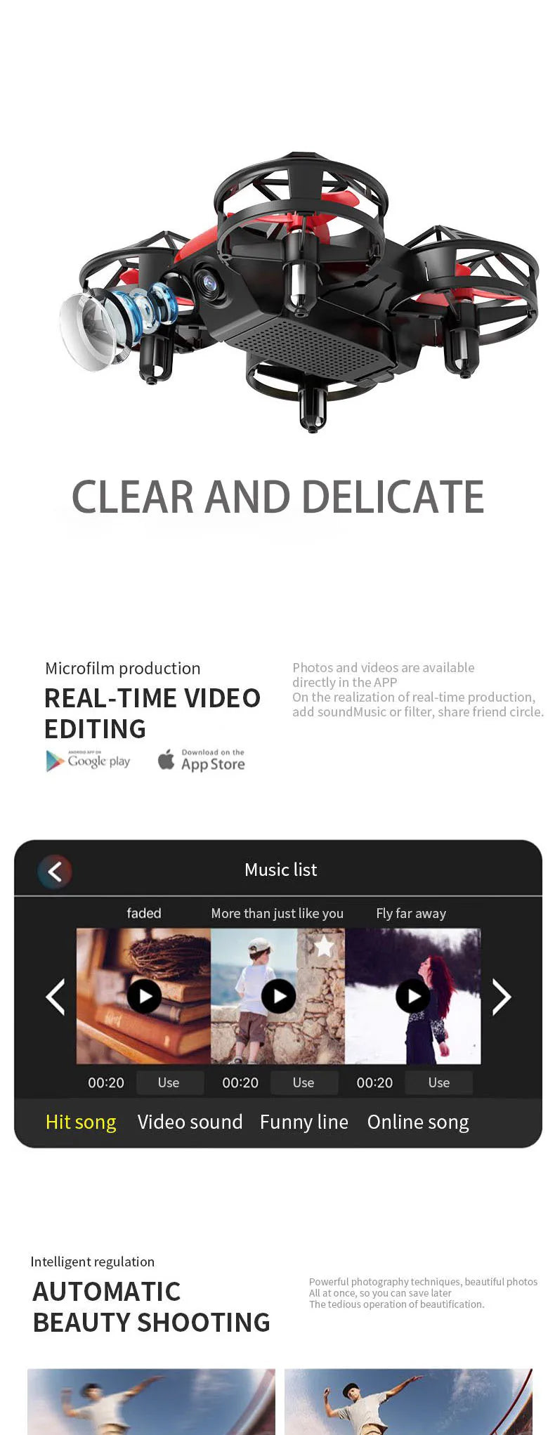 Dowellin D12 Drone Mini Remote Control Aircraft - Ultralight 35g With Dual HD Cameras For Easy Indoor Flying by Tech-Home Store