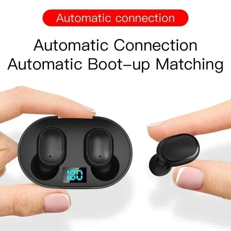 E6S Wireless Bluetooth Earphones TWS Bluetooth Headset Wireless Earbuds Noise Cancelling Earphones with Microphone Headphones by Tech-Home Store