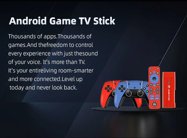 G1 Dual System 8K WIFI 2.4G/5G 3D Game Stick Retro Video Games Console Android 13.0 Game TV Box 64G Oubler Rocker 28000+ Games by Tech-Home Store