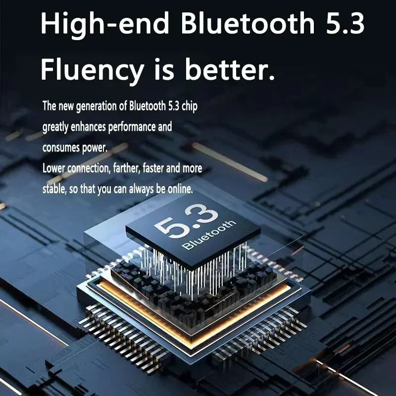 Original T2 Wireless Bluetooth Earphone Transparent HIFI Headphones LED Power Digital Display Stereo Sound Earphones for Xiaomi by Tech-Home Store
