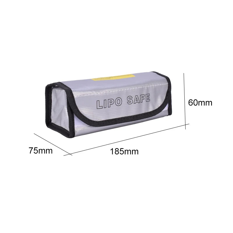 Lipo Guard Safety Bag - Explosion-Proof Fireproof LiPo Battery Storage and Charging Pouch for RC Drones by Tech-Home Store